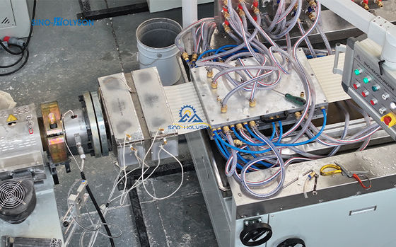 Sinohs 65/132 PVC Wall Panel Making Machine/ WPC Fluted Panel Production Line/WPC Profile Production Line