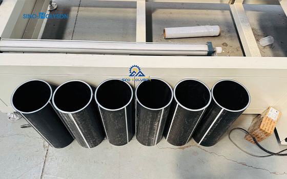 Sinohs 75/250mm HDPE Pipe Making Machine PE Production Line Extruder For Plastic Pipes / PE Pipe Making