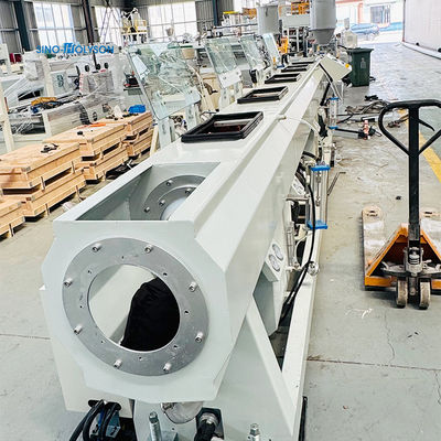 Sinohs 75/250mm HDPE Pipe Making Machine PE Production Line Extruder For Plastic Pipes / PE Pipe Making