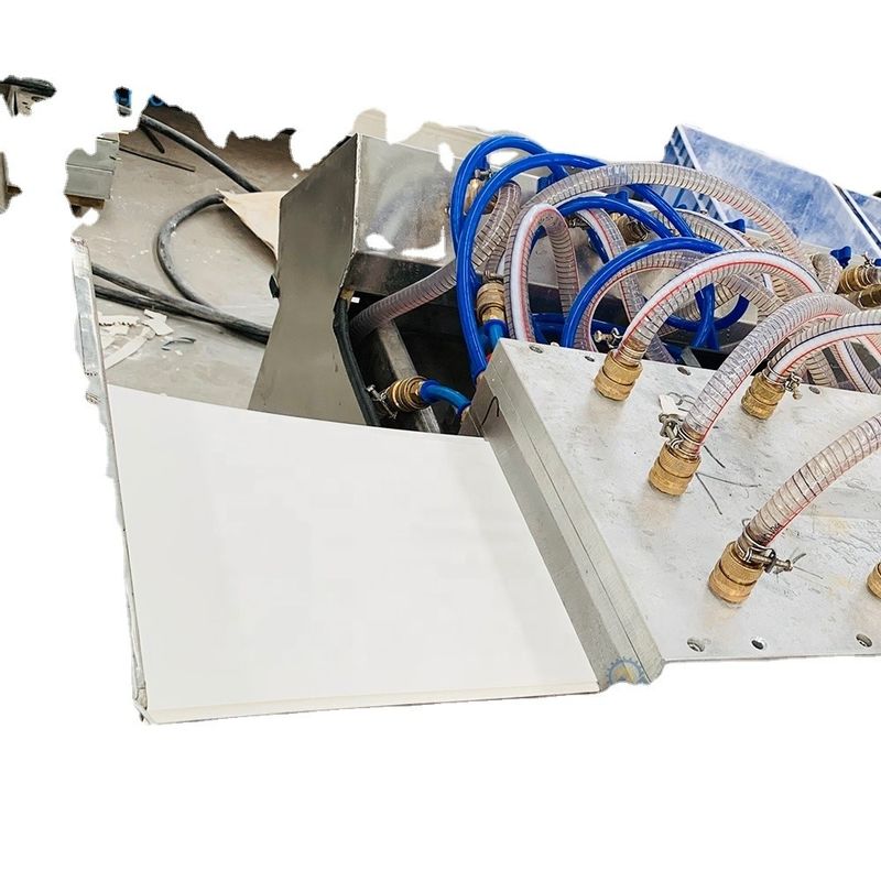 HSJZ-65/132 Double-Screw PVC Wall Ceiling Panel Production Line with Customized Voltage Screw Diameter 65/132