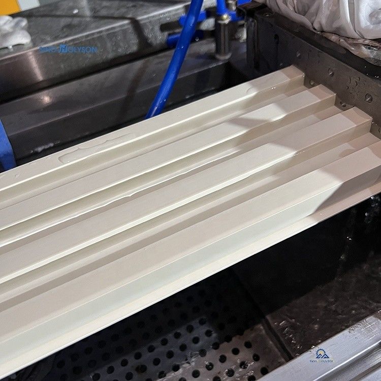 Counter Rotating Conical Twin Screw WPC Wall Panel Making Machine With 38CrMoALA Screw Material