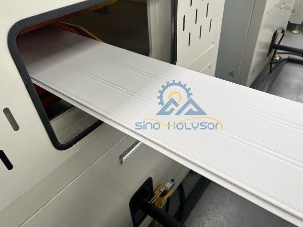 Double Screw WPC PVC Wall Ceiling Panel Machine With Omron / RKC Temperature Meter