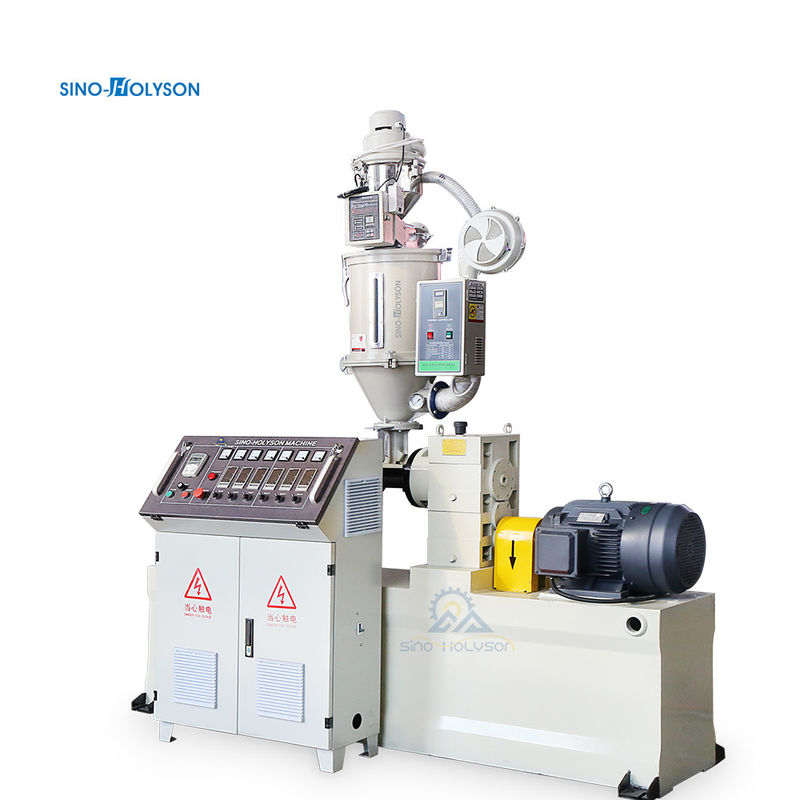 HSJ-45 Automatic Mini Plastic Single Screw Extruder 75 Rpm