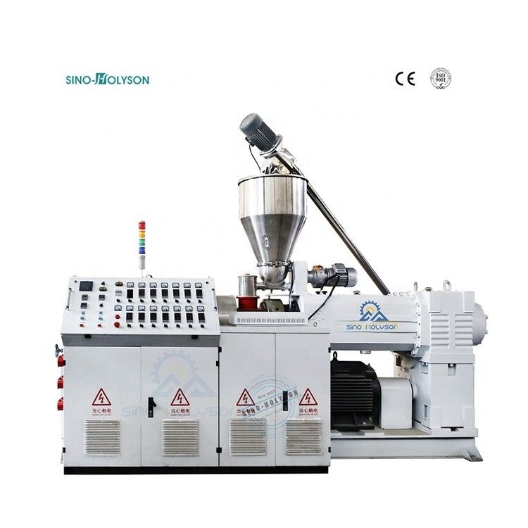 Foam Board Conical Twin Screw Extruder Production Line With 75 Rpm Screw Speed