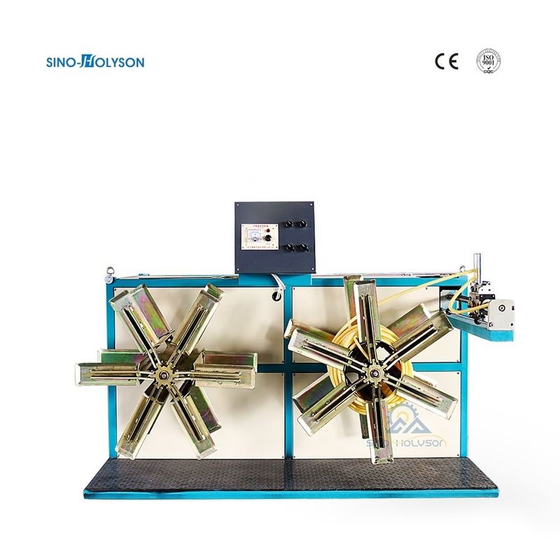 380V Double Station Corrugated Pipe Coil Machine 25 To 65kg/H