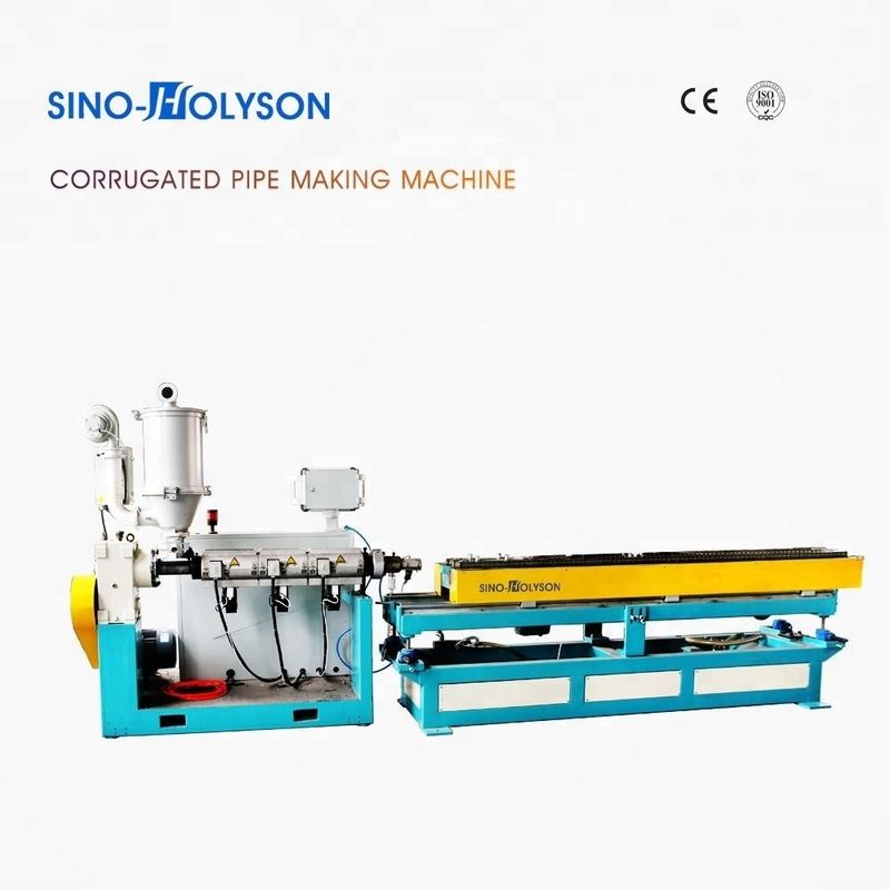 12-32mm PVC Corrugated Pipe Making Machine 38CrMoALA Screw