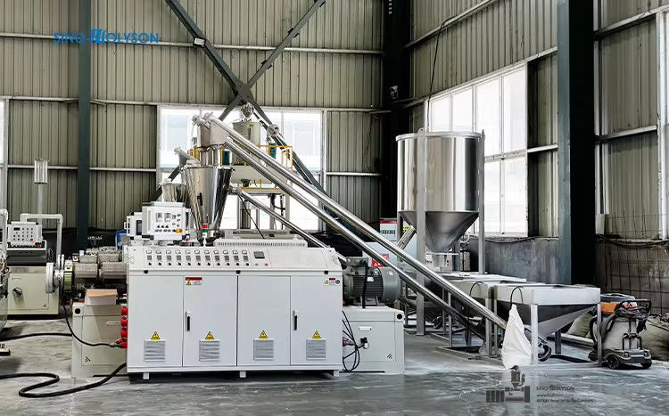 Customized 380V 50HZ 3Phase UPVC Profile Extrusion Machine For Profile Production