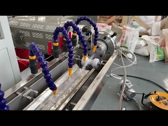 उच्च गति 5-15 मिमी गार्डन नली बनाने की मशीन पीवीसी फाइबर प्रबलित पाइप बनाने की मशीन