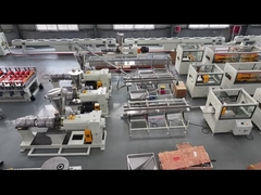 काउंटर रोटेटिंग शंक्वाकार ट्विन स्क्रू प्लास्टिक पीवीसी पाइप एक्सट्रूडर 380V 50HZ 3Ph